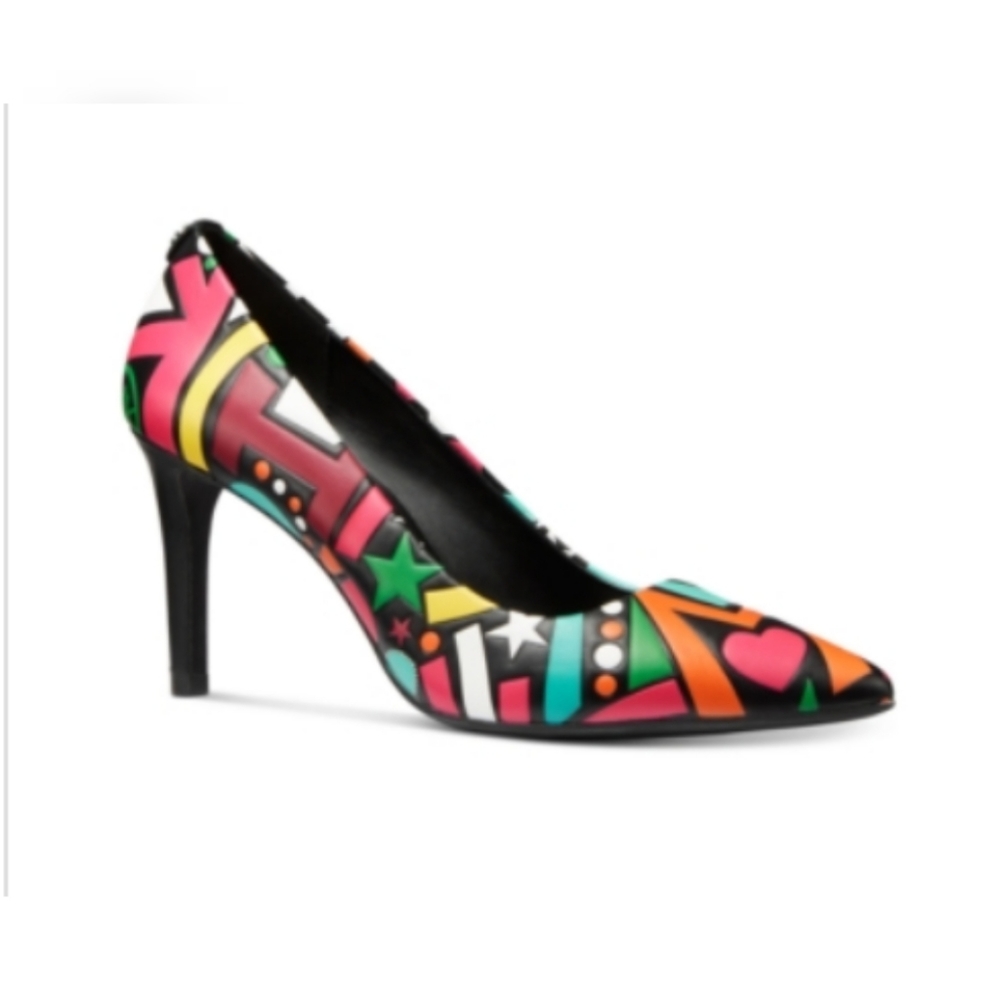 Michael Kors Dorothy Flex Pumps 10M Black Multi